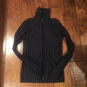 lululemon athletica Black and White Striped Jacket